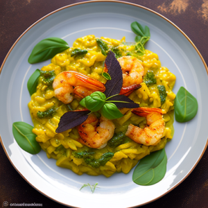 Spicy Saffron Risotto