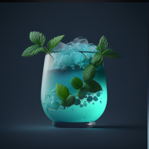 planettucker_a_frosty_cold_blue_cocktail_garnished_with_mint_le_6ebe3d0e-e65a-41c2-9873-3a21f2d04737